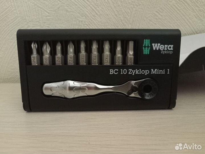 Набор бит Wera BC 10 Zyklop Mini 1