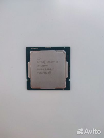 Intel Core i3 10100F box