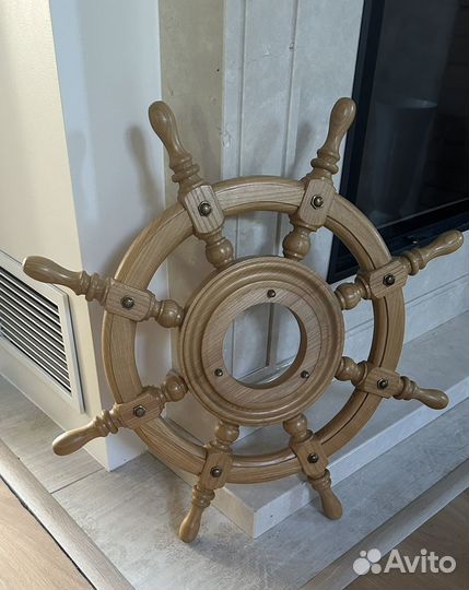 Штурвал деревянный