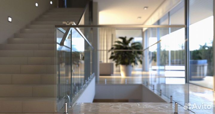 Стеклянные ограждения для балконов