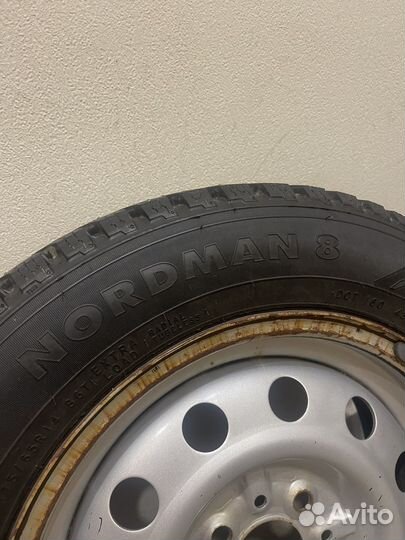 Колеса зимние nokian tyres nordman 8 r14 шипы