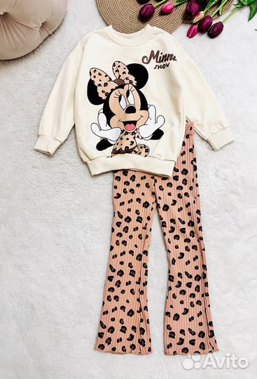 Детский свитшот и лосины 104 110 116 128 140