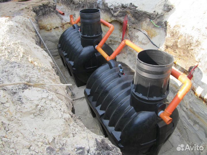 Септик эко Малахит 7 энергонезависимый