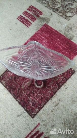 Хрустальная ваза