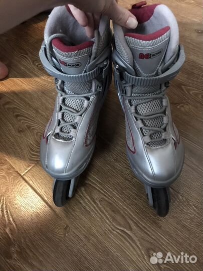 Коньки роликовые Action ролики 37-38 размер