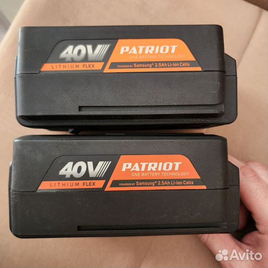 Аккумуляторы Patriot 40v