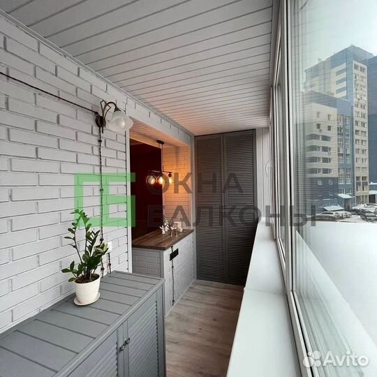 Остекление балконов в хрушевке