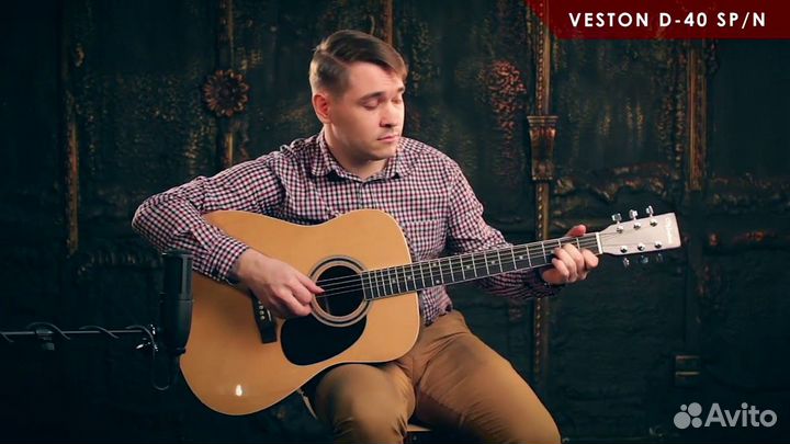 Veston D-40 SP/N акустическая гитара / Новая