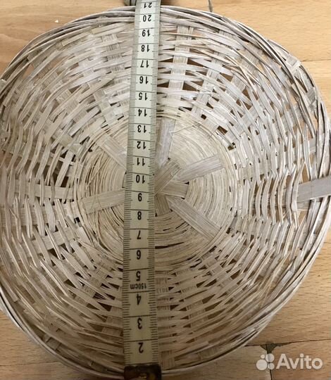 Корзина плетённая для хранения. Высота: 32 см