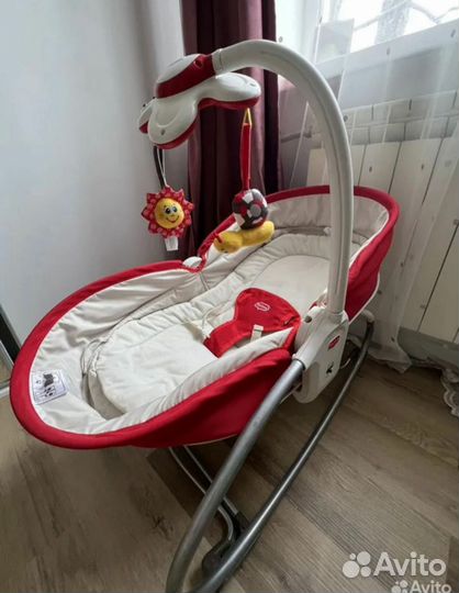 Люлька баунсер шезлонг tiny love