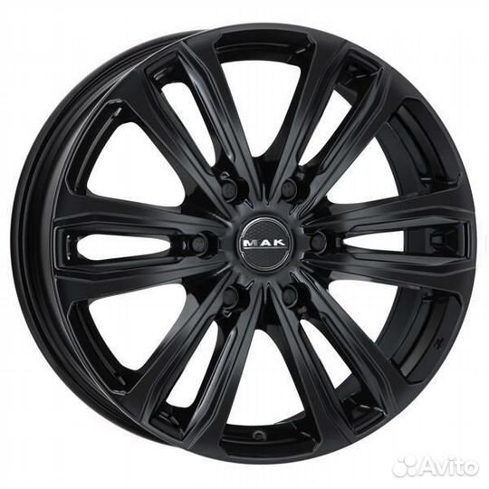 Диски MAK Safari 6 7.5x17 6*114.3 ET30 DIA66.1 Gloss Black Литой