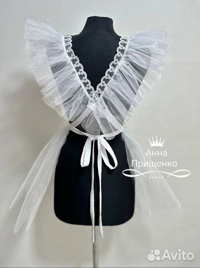 Фартук школьный белый