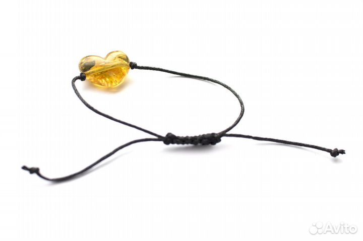 Браслет с янтарём