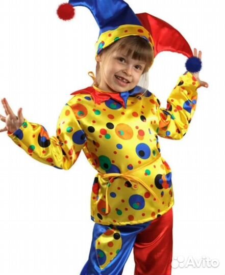 Продажа костюма петрушки на 6-8 лет