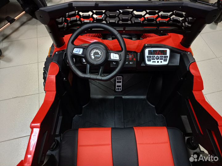 Детский двухместный электромобиль