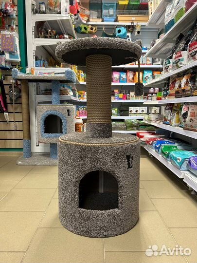 Домик - когтеточка, лежанка для котов(кошек) новый
