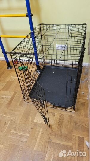 Клетка для собак большая + матрасик-лежанка