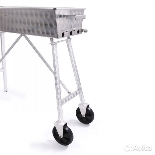 Мангал Шашлычница 80х30 из нерж.стали V2A Германия