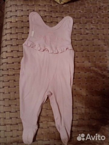 Комбинезон детский на лямках 68 размер