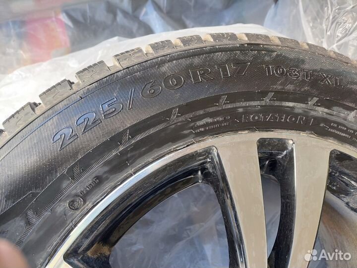 Колёса 225/60/R17 зимние, 4 шт. Комплект (резина+д