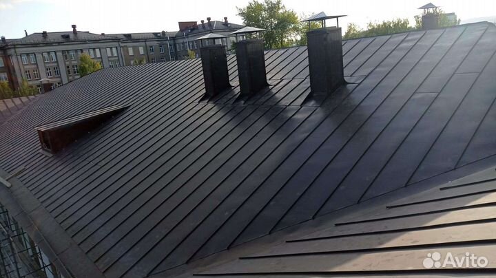 Кровля Фальцевая кровельные работы