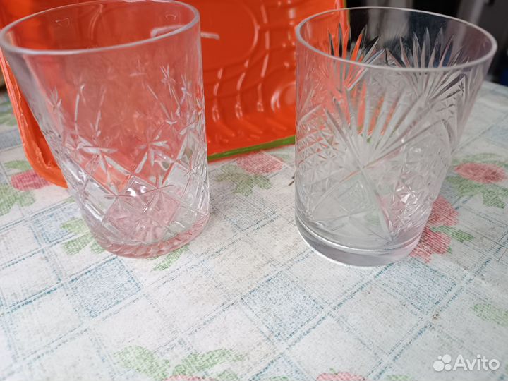 Стаканы хрустальные 6 шт