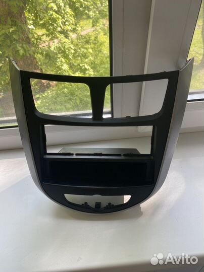 Рамка для магнитолы hyundai solaris