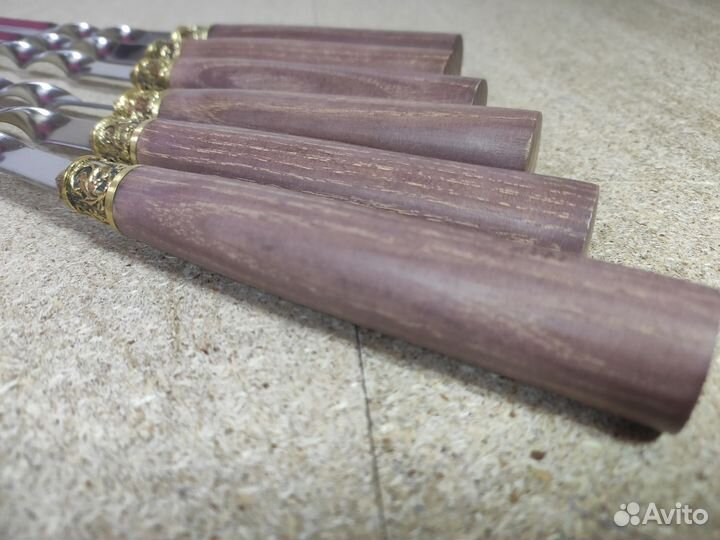 Подарочные шампура мореный бук