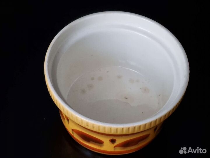 Сахарница фаянс, глазурь Конаковский завод СССР