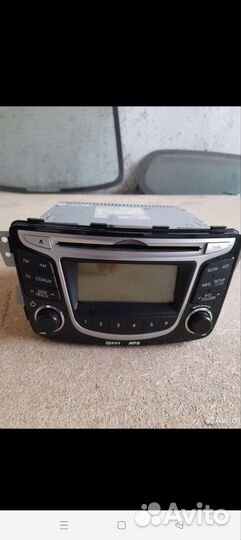 Штатная магнитола на hyundai solaris