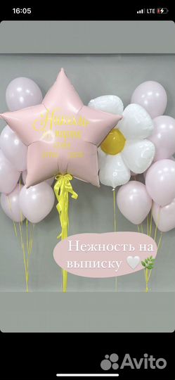 Шары на выписку