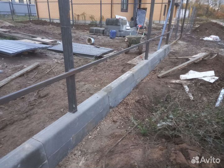 Монтаж заборов