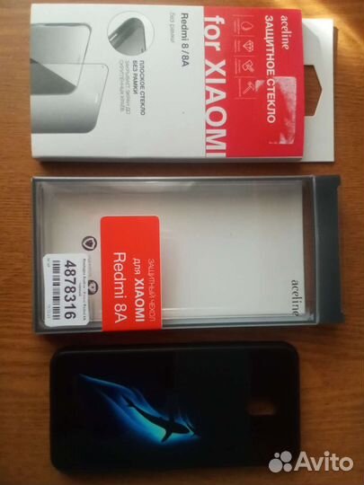 Чехол и стекло redmi 8 а