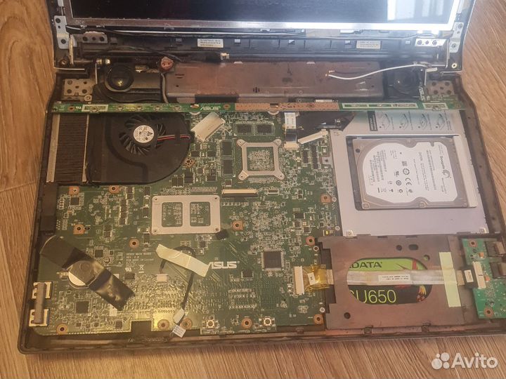 Asus N 53SV i3- плата включения