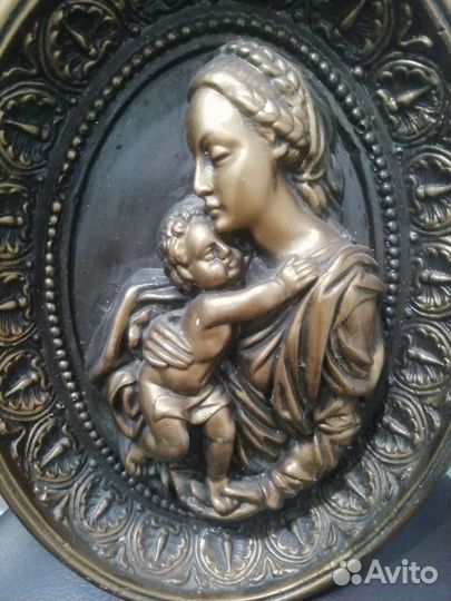 Плакетка СССР гипс