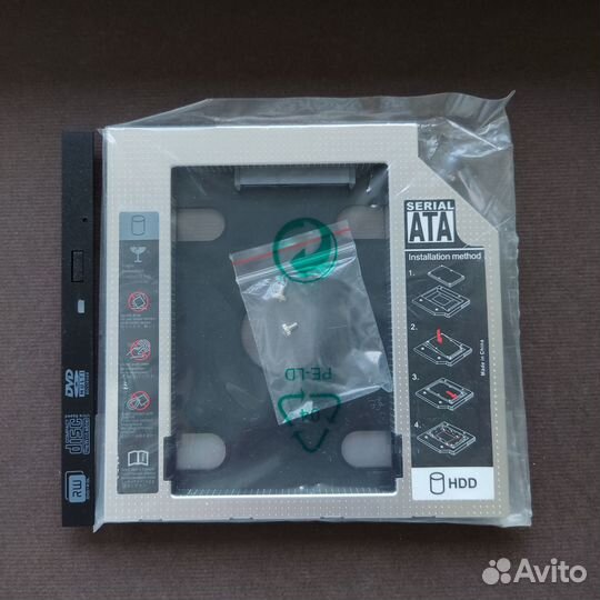 Переходник Optibay SATA 9,5 и 12,7
