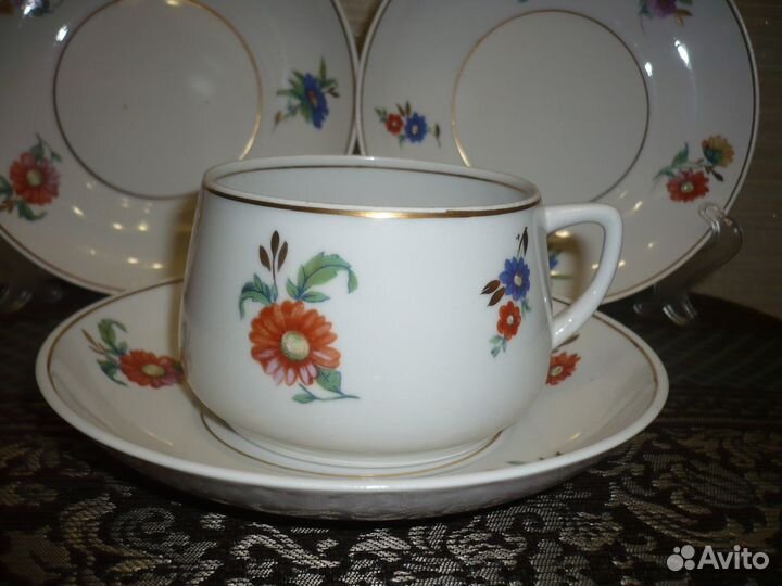 Сахарница-Голубой пион. Чайные пары