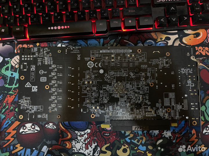 Видеокарта rx580 8gb msi armor новая эксклюзив