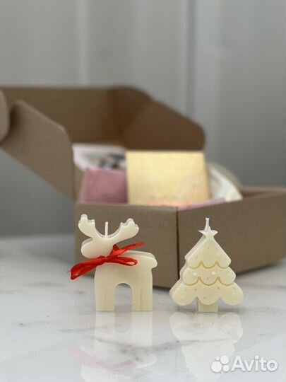 Свечи новогодние