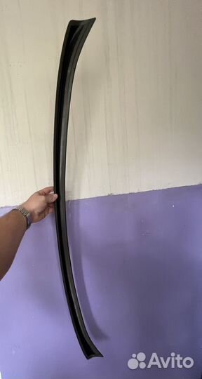 Лип спойлер nissan teana j32 черный