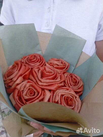 Букет из натуральной пастилы на 1 сентября