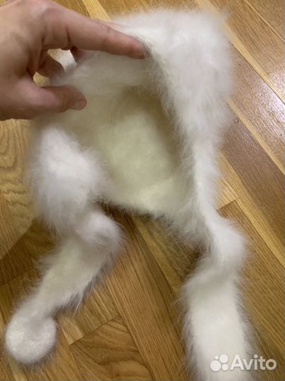 Шапка из пуха кролика новая (4-5 лет)