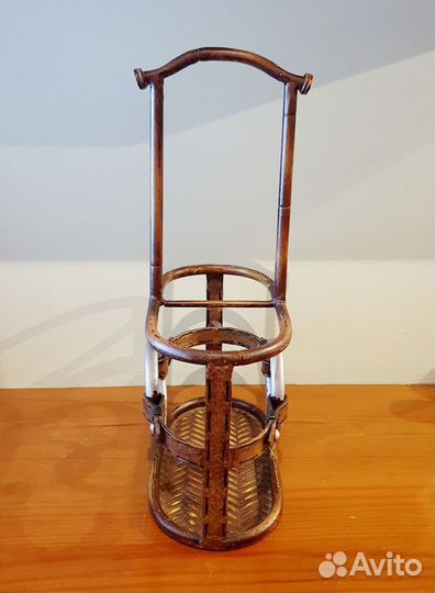 Подставка - переноска для бутылок. Металл