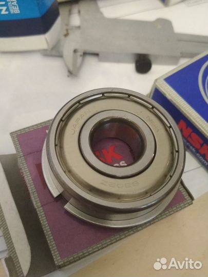 Подшипник NSK 6302zznr Япония со стопорным кольцом