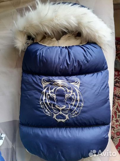 Зимний конверт на выписку