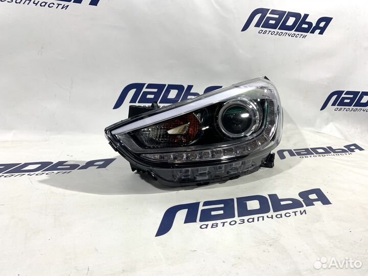 Фара Hyundai Solaris(10) левая линза