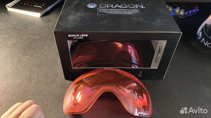Dragon x1s Лыжные очки Сноубордическая маска