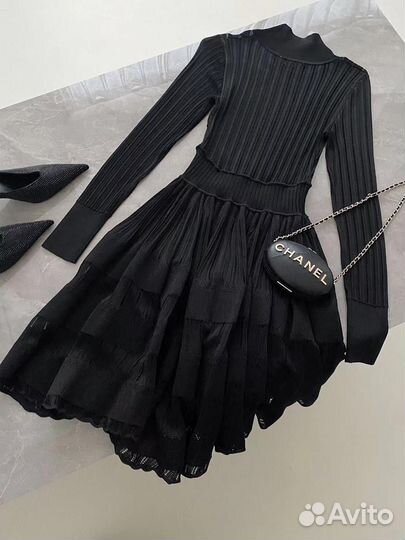 Alaia платье белое и черное premium