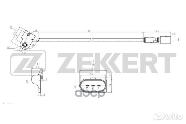 Датчик положения распредвала VW Passat V 98- Skoda