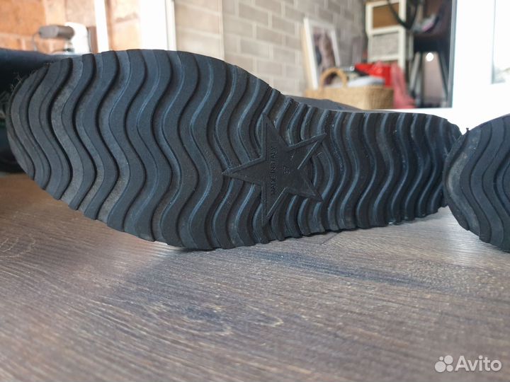 Кожаные сникерсы Италия,Rendez by Giorgio F.,37р